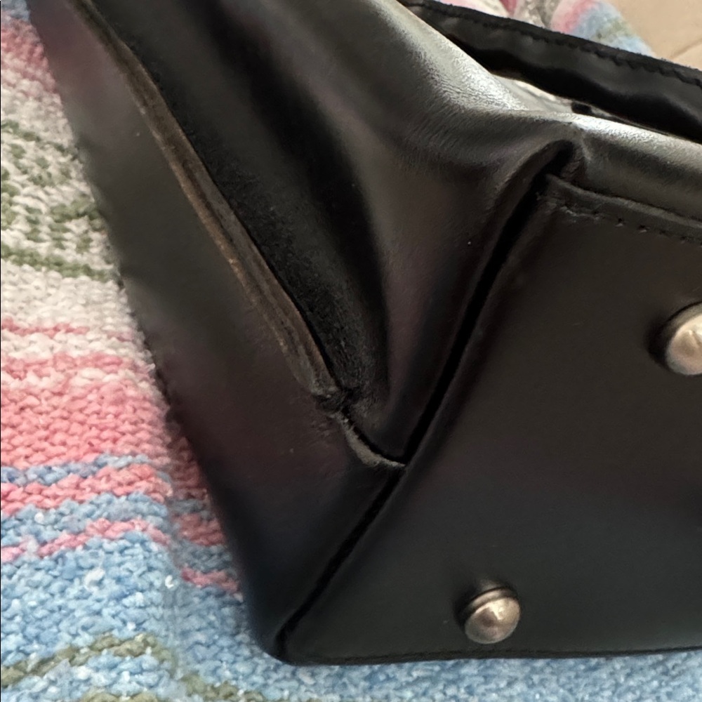 NWOT Patricia Nash Marion Tote in Vintage Parisian Floral Tooled Black - Picture 14 of 16